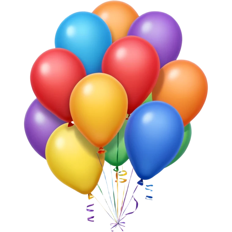 baloons birthday  emoji