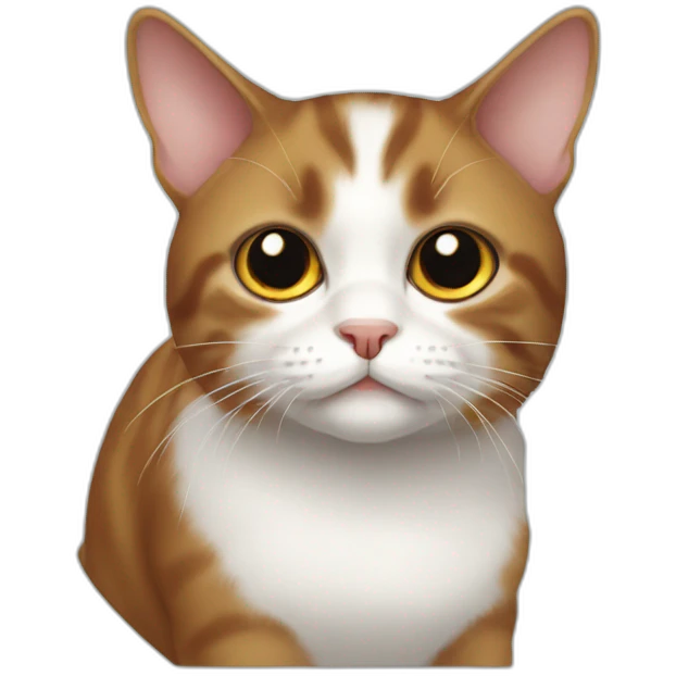 cat with round face looking like gizmo emoji