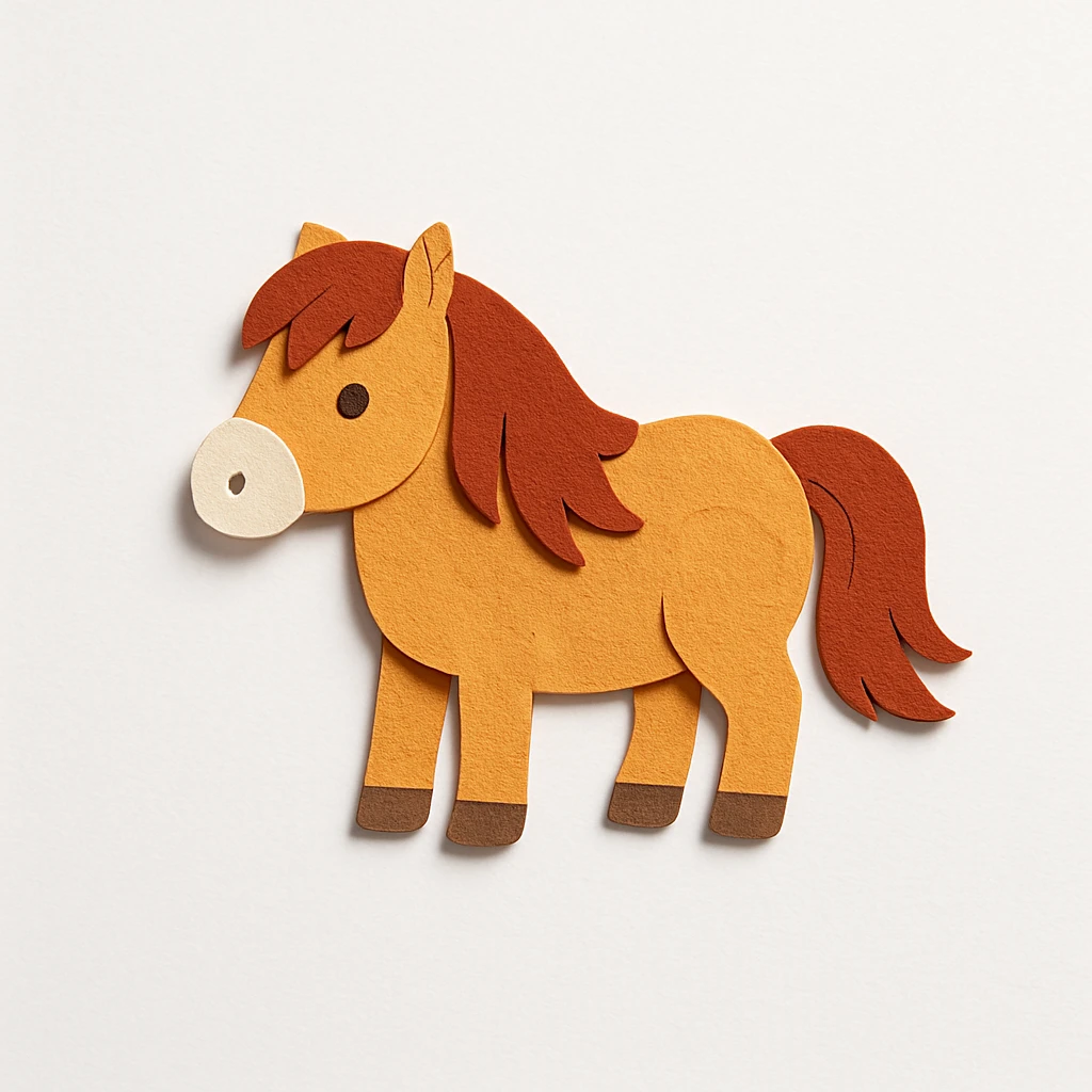 miniature shetland pony emoji