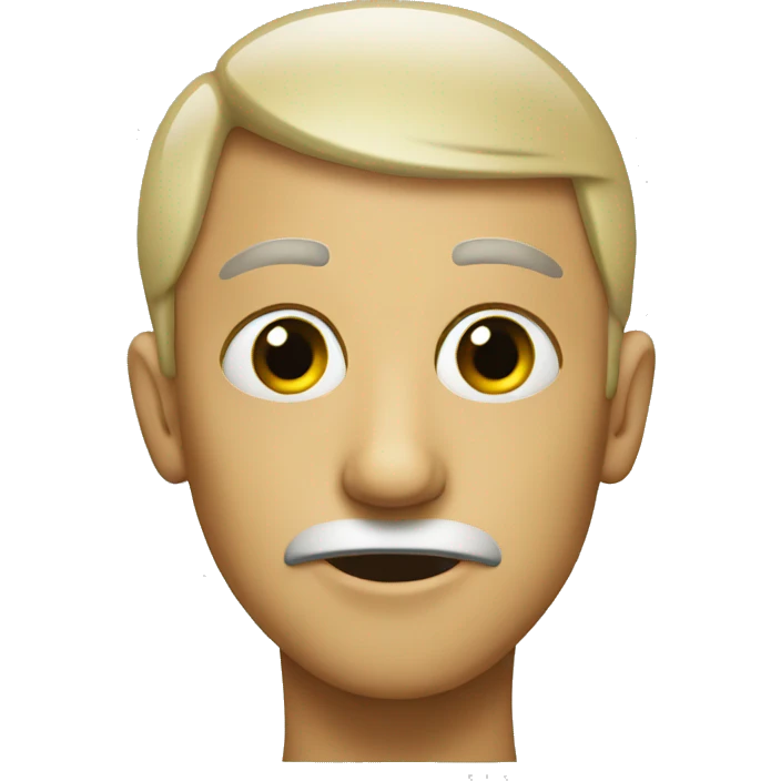 Normal emoji with long eye emoji