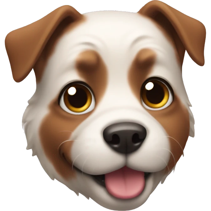 A cute dog  emoji
