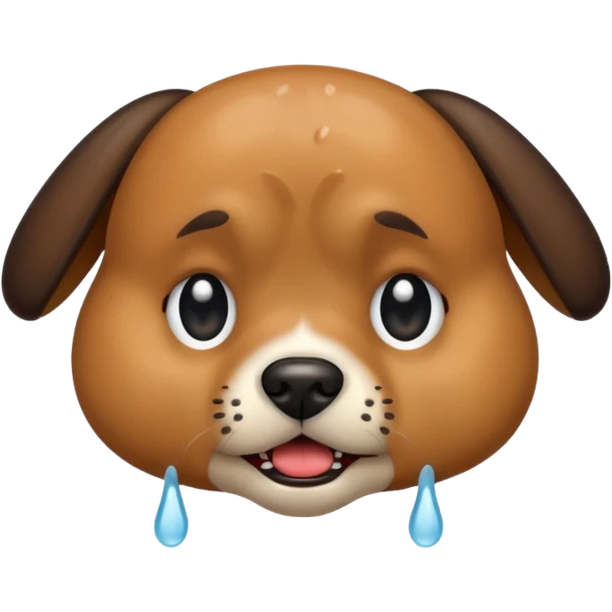 Cane che piange emoji