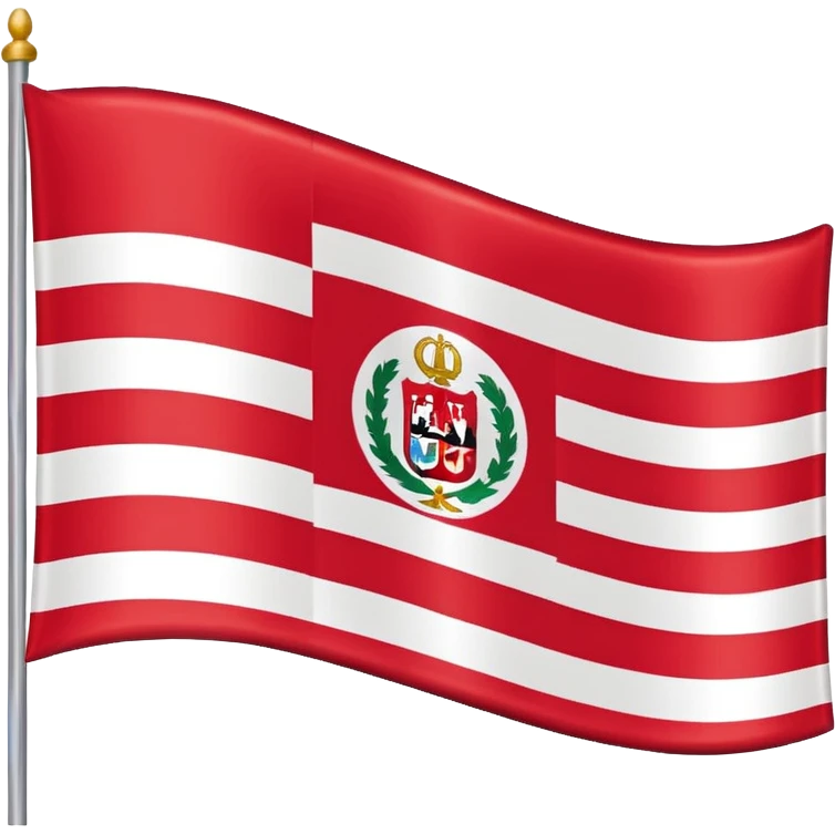 Bandera de Lima (capital de Perú) emoji
