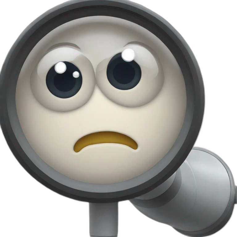 chat qui regarde dans un télescope emoji