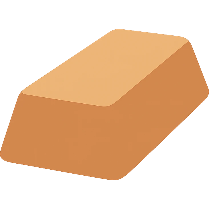 one bronze ingot emoji