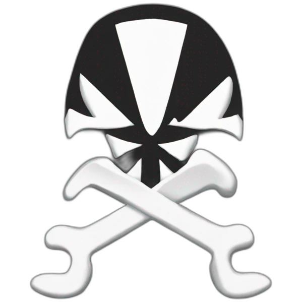 Make a simple logo of the ramones emoji