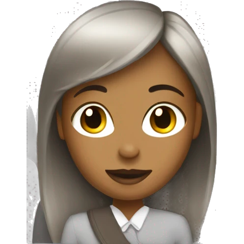 brown hairs girl in first class airplane  emoji