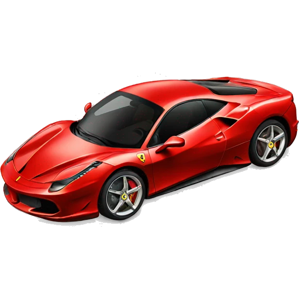 Chat dans un Ferrari  emoji