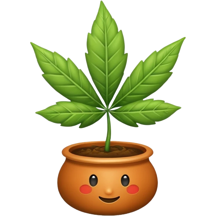 dancing pot leaf emoji