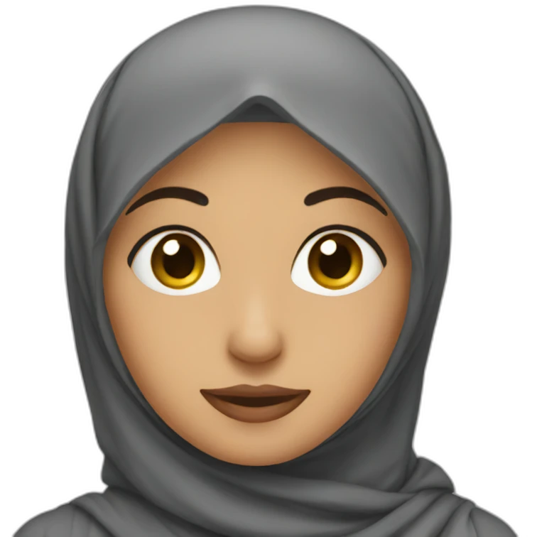 Arab wearing hijab emoji