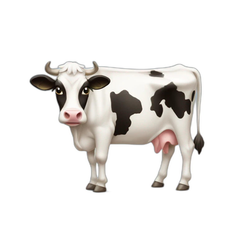 Vache qui vend du lait emoji