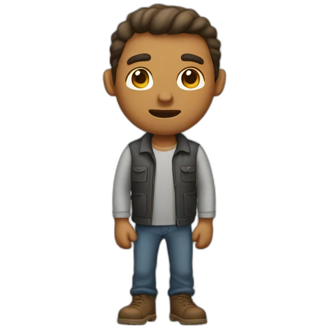 booring man emoji