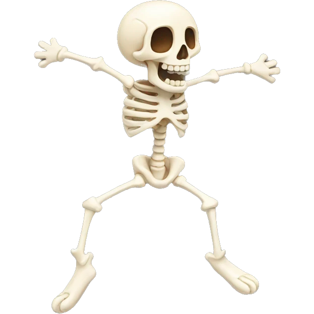Bone jumping emoji