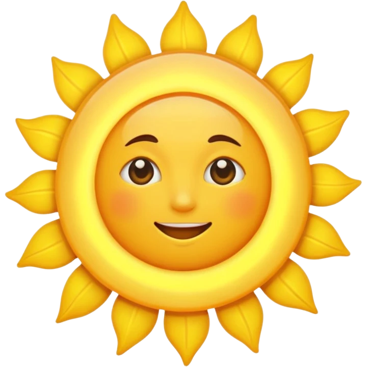 a sun ☀️  emoji