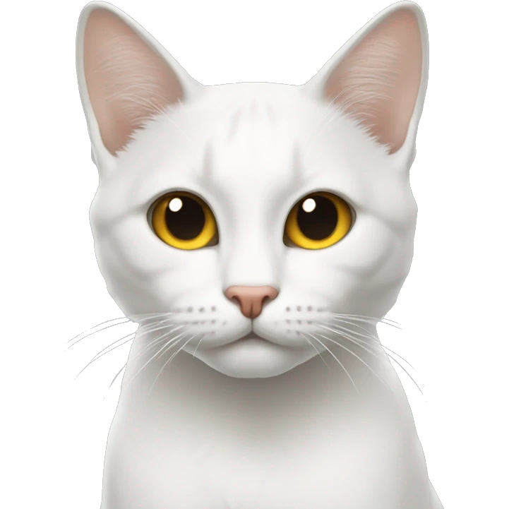 gato blanco vago emoji