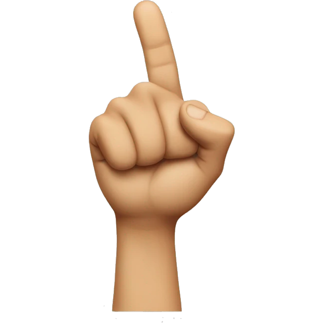 pointing finger on you emoji