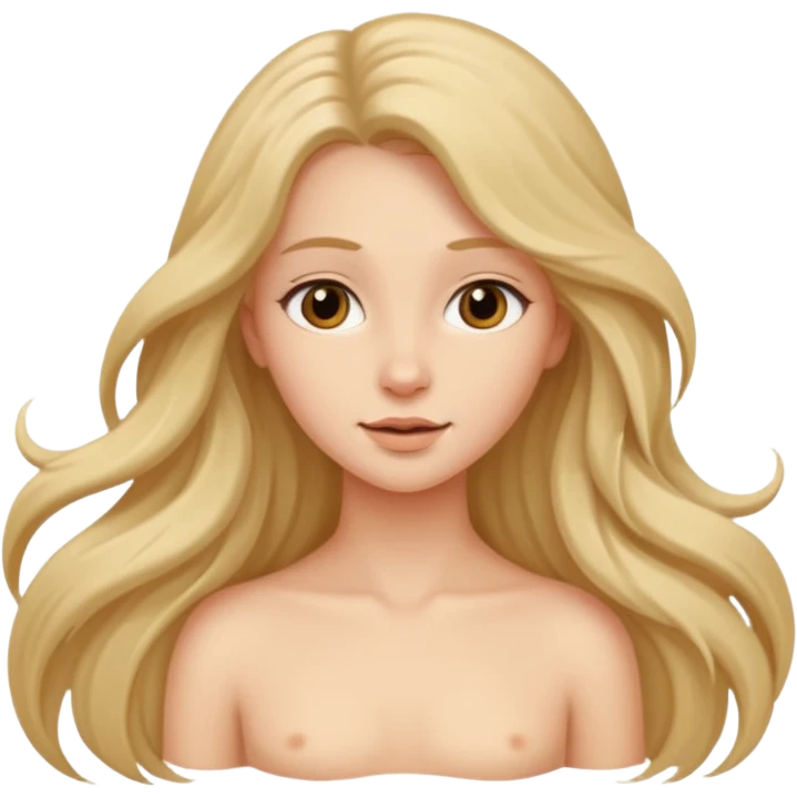 a girl naked emoji