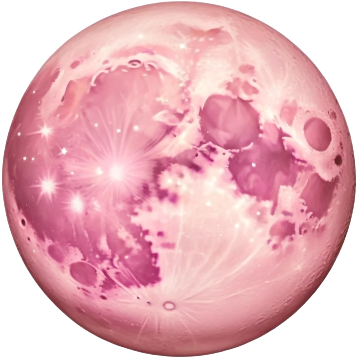 pastel pink moon emoji