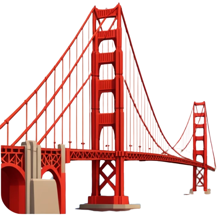 golden gate bridge emoji