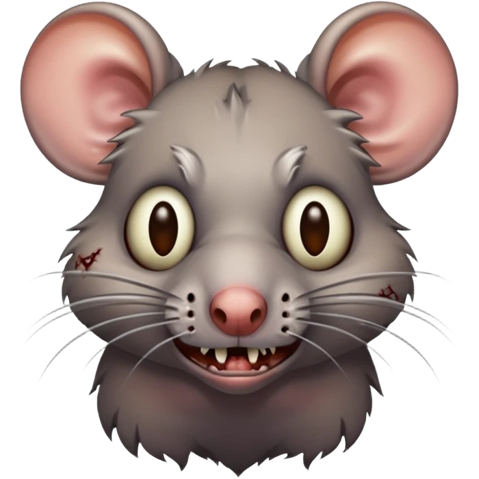 Zombie rat emoji
