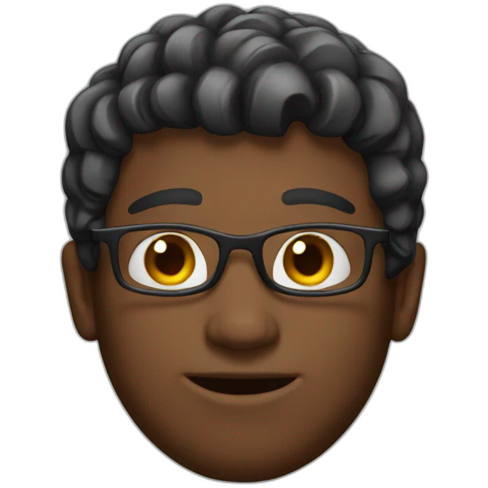 Smart guy emoji