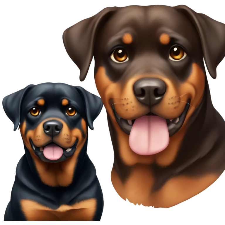 Tender Rottweiler emoji
