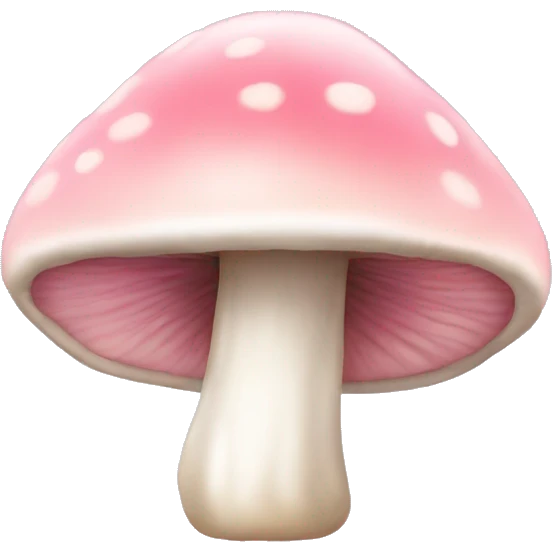 Light pink one mushroom emoji