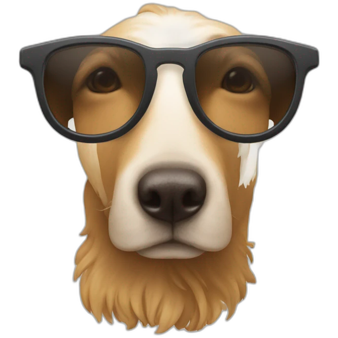 Un caca avec des lunettes de soleil emoji