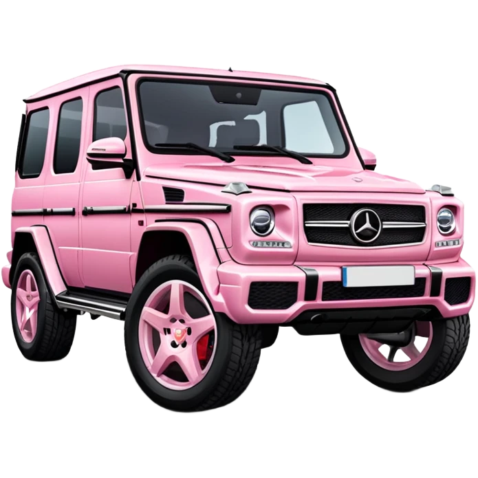 Light Pink Mercedes g wagon emoji