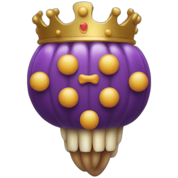 gizzard organ with A CROWN emoji