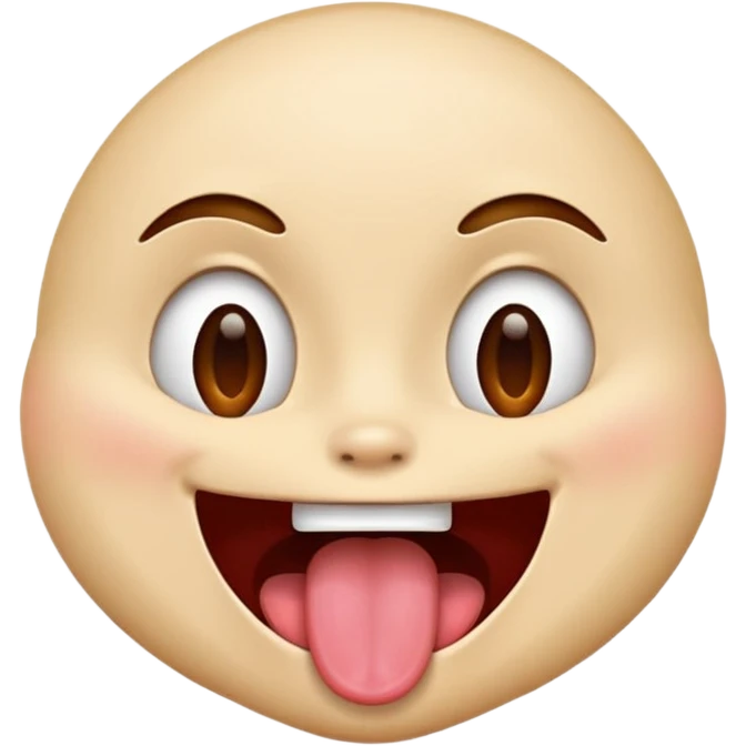 face smiling with mouth open and tongue out emoji