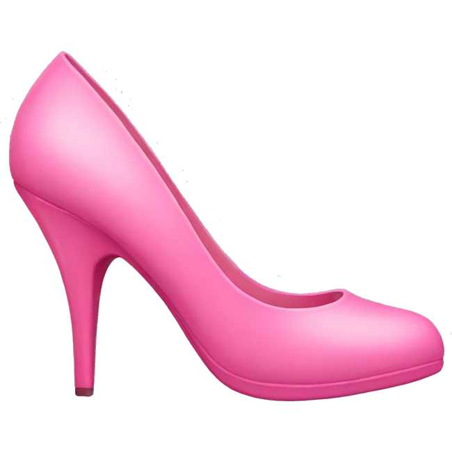 Pink heels emoji