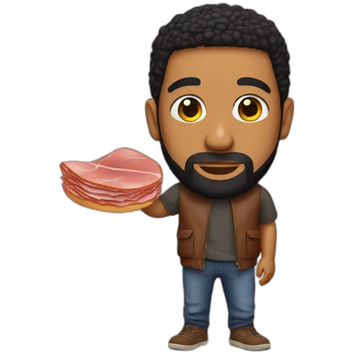 Drake with ham emoji