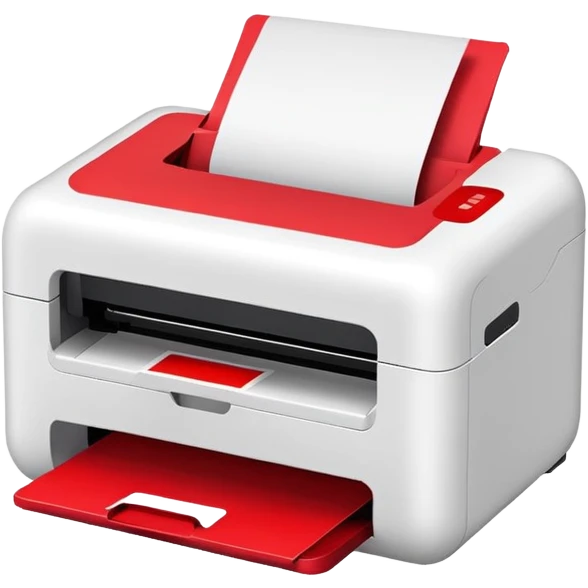 red printer emoji
