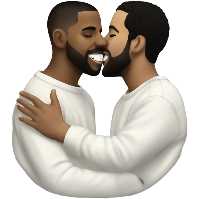 Drake kiss Kendrick Lamar  emoji