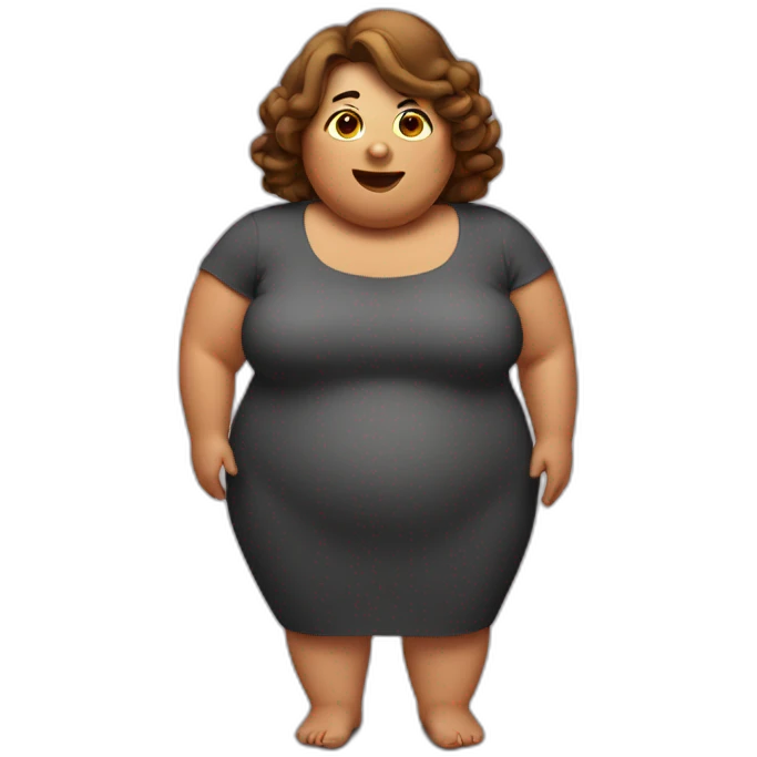 fat women emoji