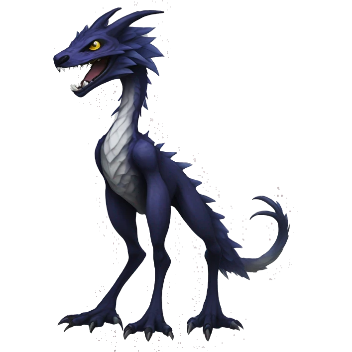 Edgy Eldritch Vernid-Sergal full body emoji