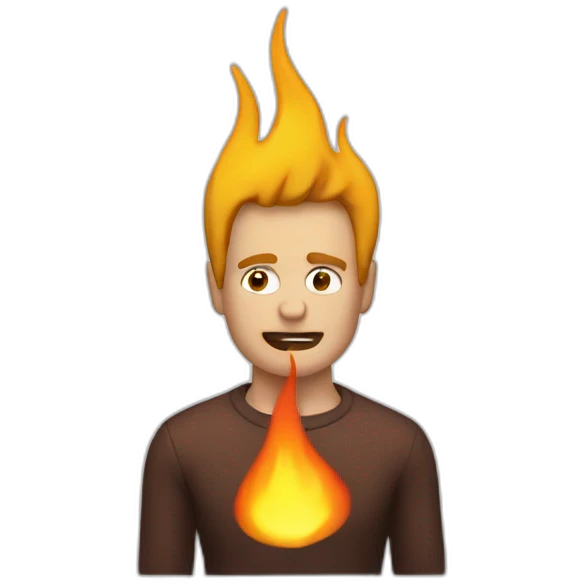 burn out emoji
