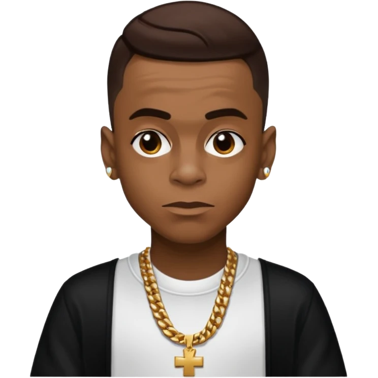 Soulja Boy Tell Em with dark brown hair emoji