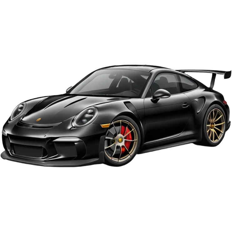 black porsche gt3 emoji