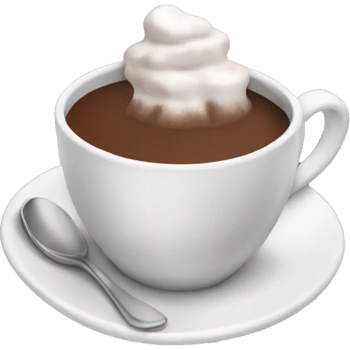 A cup of hot chocolate emoji