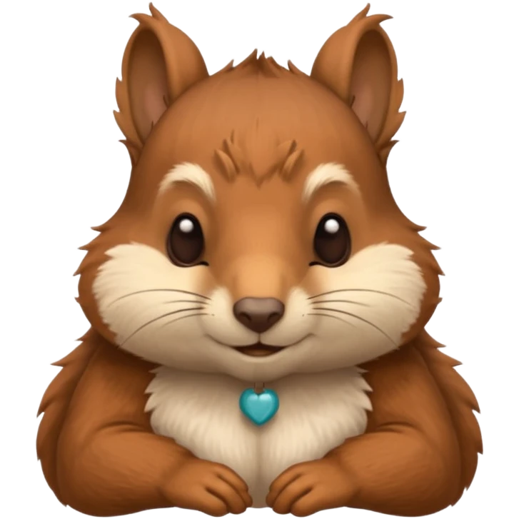 sleepy squirrel eyes closed emoji