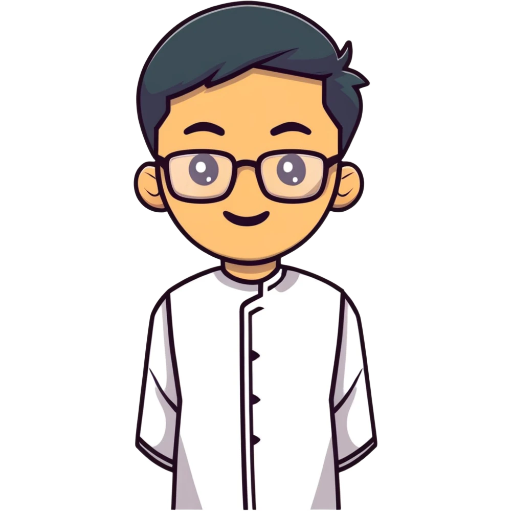 man with wheatish skin tone, wearing kurta with rectangle glasses emoji