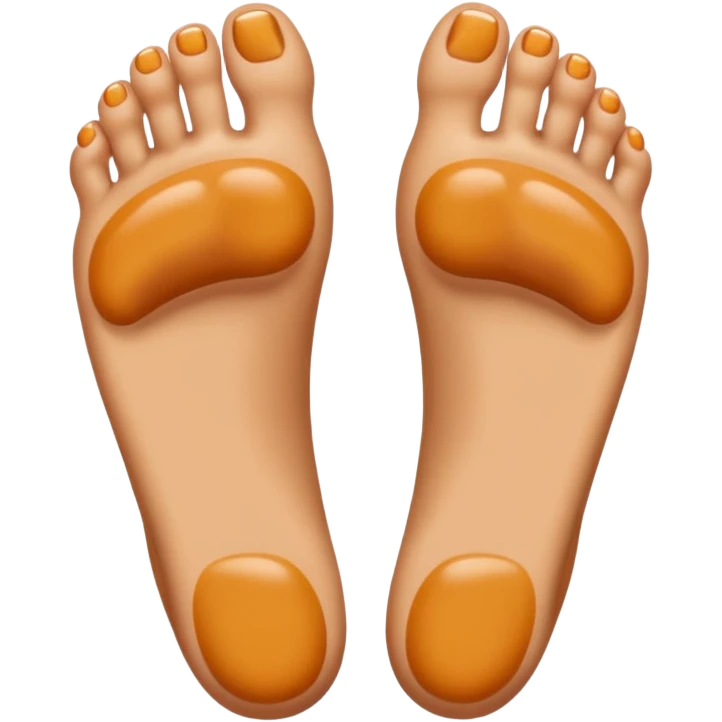feet with a butthole  emoji