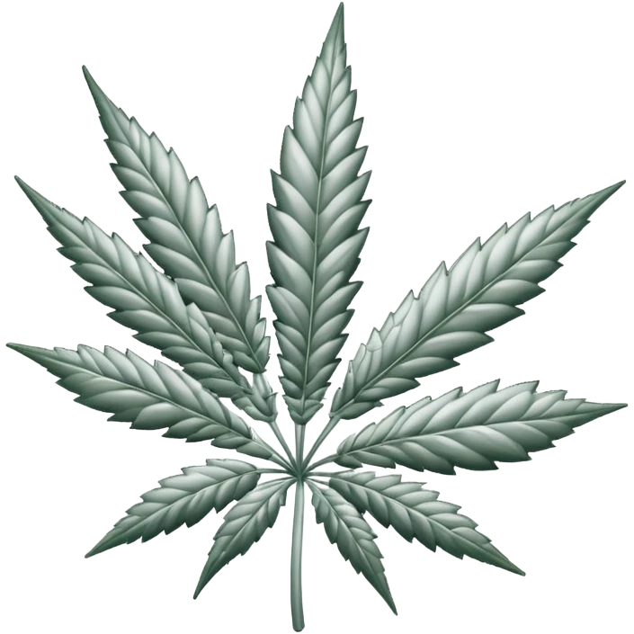 white color marijuana, no color emoji