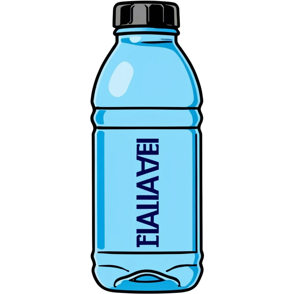 Fiji water bottle  emoji