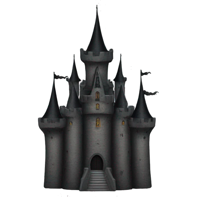 goth castle emoji