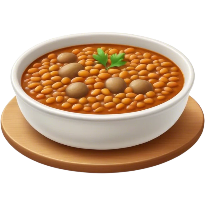 Cinematic Realistic Dal Dish Emoji, featuring a hearty lentil stew with aromatic spices rendered with lifelike textures and warm, comforting lighting. emoji