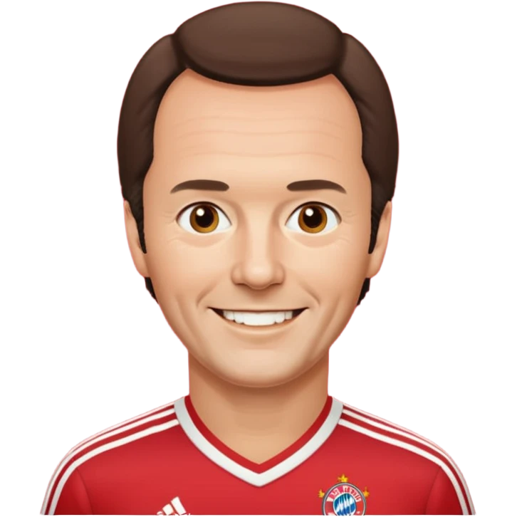 FC Bayern Munich Franz Beckenbauer in 1970s emoji