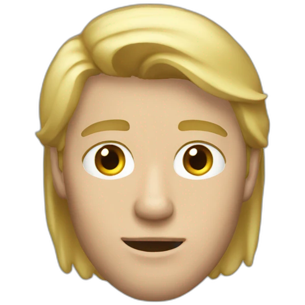 dirty blonde white guy emoji